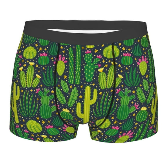Kll Cactus 1 Men'S Cotton Boxer Briefs Underwear-Xx-Large