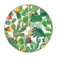 thumbnail image 1 of Kll Cactus 3 Christmas Tree Skirt ,Party Decorations Farmhouse For Christmas Decorations Holiday Party, 1 of 8