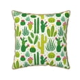 thumbnail image 1 of Kll Cactus Decorative Throw Pillow Covers Velvet Soft For Couch Sofa Bedroom Living Room Outdoor -18"X18", 1 of 8