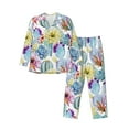 thumbnail image 1 of Kll Cactus1 Sleepwear Mens Flannel Pajamas,Long Cotton Pj Set, 1 of 9