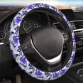 thumbnail image 1 of Kll Car Steering Wheel Cover, Universal 15 Inch, Soft Elastic And Comfortable,Car Accessories Decorations-Butterflies, 1 of 7