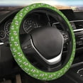 thumbnail image 1 of Kll Car Steering Wheel Cover, Universal 15 Inch, Soft Elastic And Comfortable,Car Accessories Decorations-Cows With Calfs Green, 1 of 7