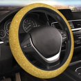 thumbnail image 1 of Kll Car Steering Wheel Cover, Universal 15 Inch, Soft Elastic And Comfortable,Car Accessories Decorations-Gold Shiny, 1 of 7