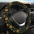 thumbnail image 1 of Kll Car Steering Wheel Cover, Universal 15 Inch, Soft Elastic And Comfortable,Car Accessories Decorations-Sunflowers, 1 of 7
