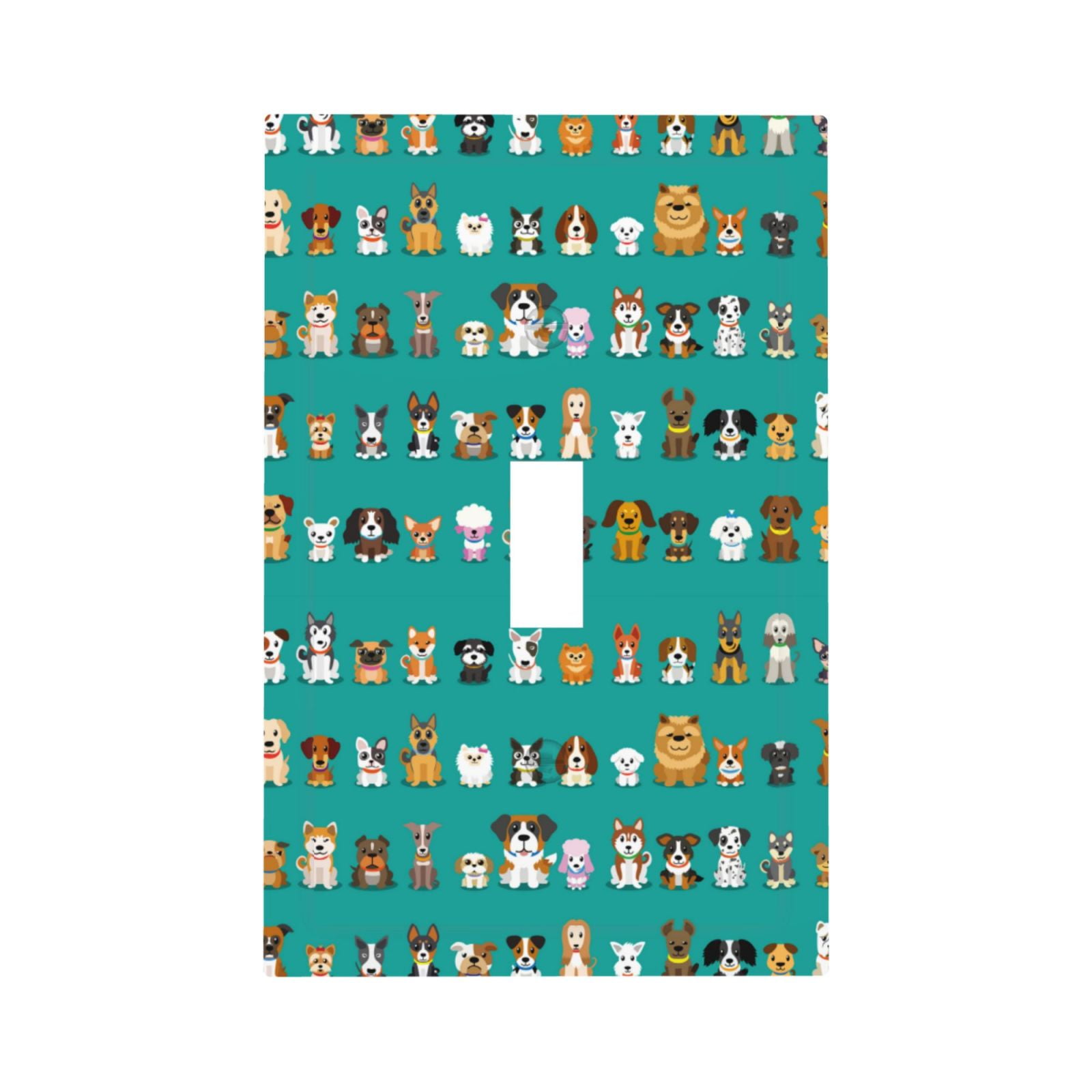 kll-cartoon-dogs-wall-plate-gloss-finish-standard-size-1-5-x-3