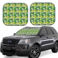 thumbnail image 1 of Kll Cartoon Koala Bear And Leaf Windshield Sun Shade 2-Piece Foldable Car Front Window Sunshade For Most Sedans Suv Truck - Auto Sun Blocker Visor Protector Blocks Max Uv Rays - Small, 1 of 7