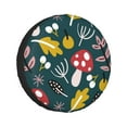 thumbnail image 1 of Kll Cartoon Leaf Mushroom Red Tire Cover,Universal Wheel Tire Cover For Trailer, Rv, Suv, Truck,Camper And Many Vehicle,(15 Inch), 1 of 7