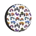 thumbnail image 1 of Kll Cartoon Monster Trucks1 Tire Cover,Universal Wheel Tire Cover For Trailer, Rv, Suv, Truck,Camper And Many Vehicle,(), 1 of 8