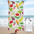 thumbnail image 1 of Kll Cartoon Vegetables Microfiber Beach Towel Fast Drying,Extra Large 31.5"X63" Sand Free Beach Towel Super Lightweight Towels For Swimming Pool,Camping,Picnic,Yoga Gym Sports, 1 of 8