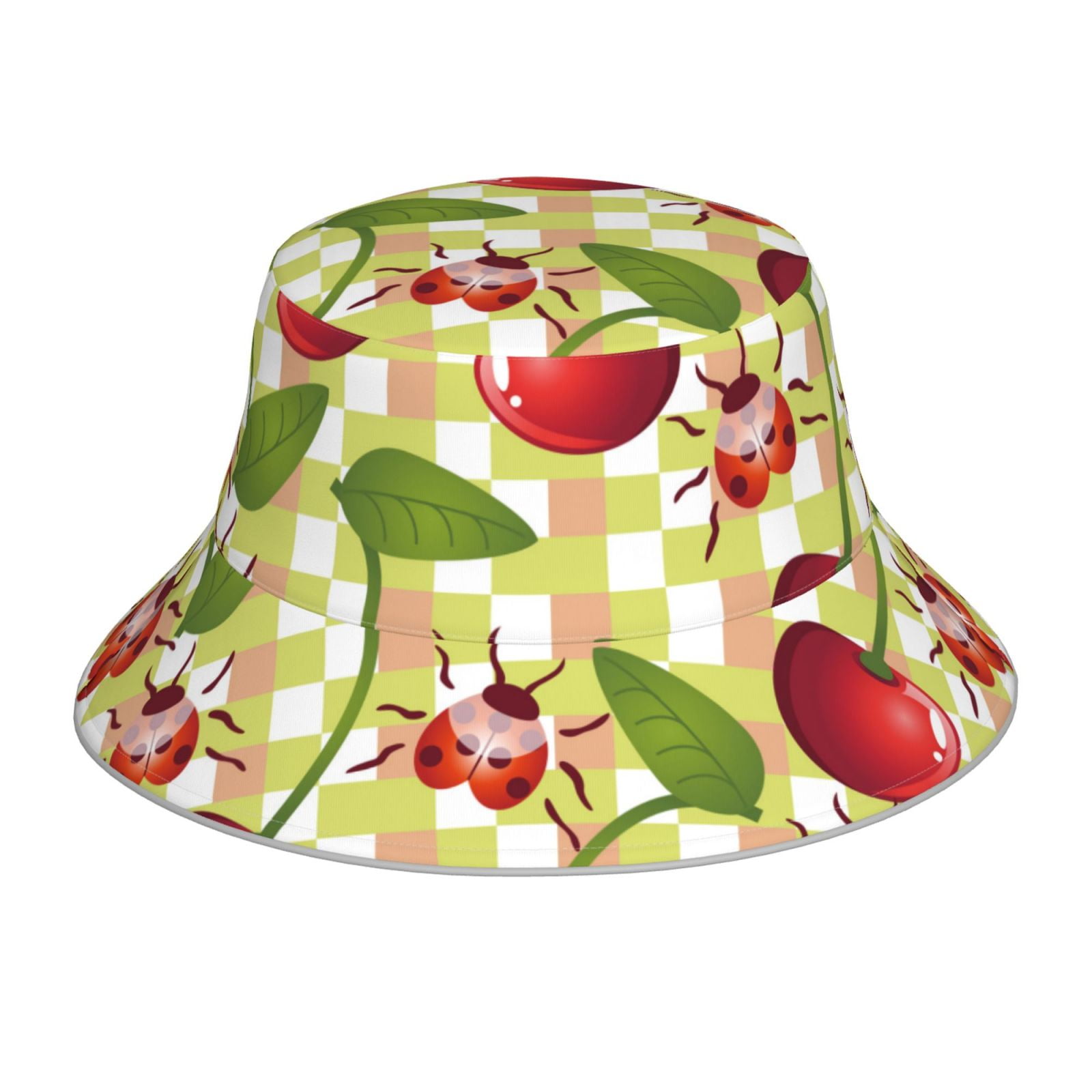 Red Cherries Cotton Sunny Hat main image 1