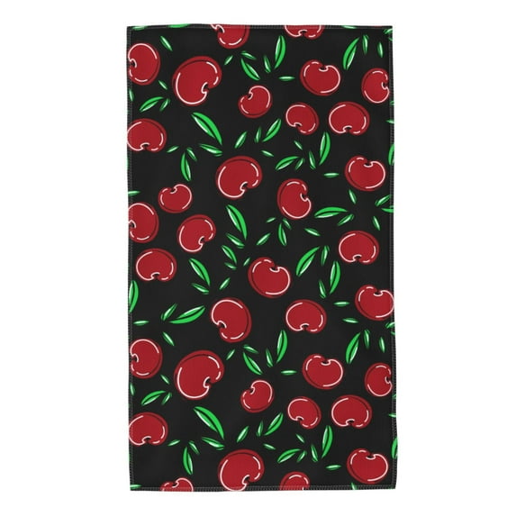 Kll Cherry Ultra Absorbent & Soft Hand Towels For Bath, Hand, Face, Gym And Spa-27.5x16in