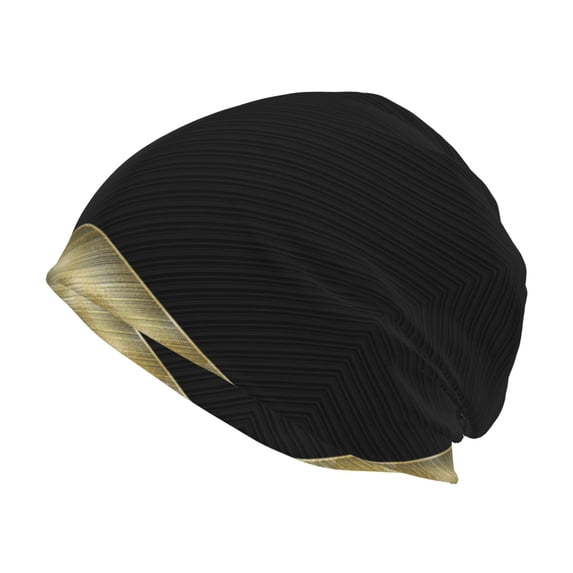 Kll Christmas Black Digital Paper Winter Fall Beanie Knit Hats For Men & Women - Warm & Soft Stylish Toboggan Caps For Cold Weather