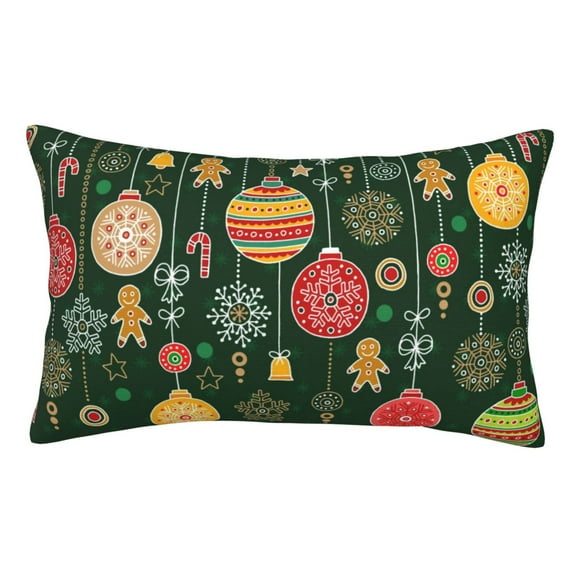 Kll Christmas Pillow Covers Envelope Closure,Super Soft And Cozy Fuzzy Fleece Pillow Case Cover 20"X30"