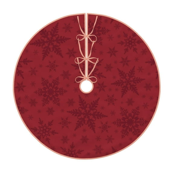 Kll Christmas Red Snowflakes Christmas Tree Skirt 36",Party Decorations Farmhouse For Christmas Decorations Holiday Party