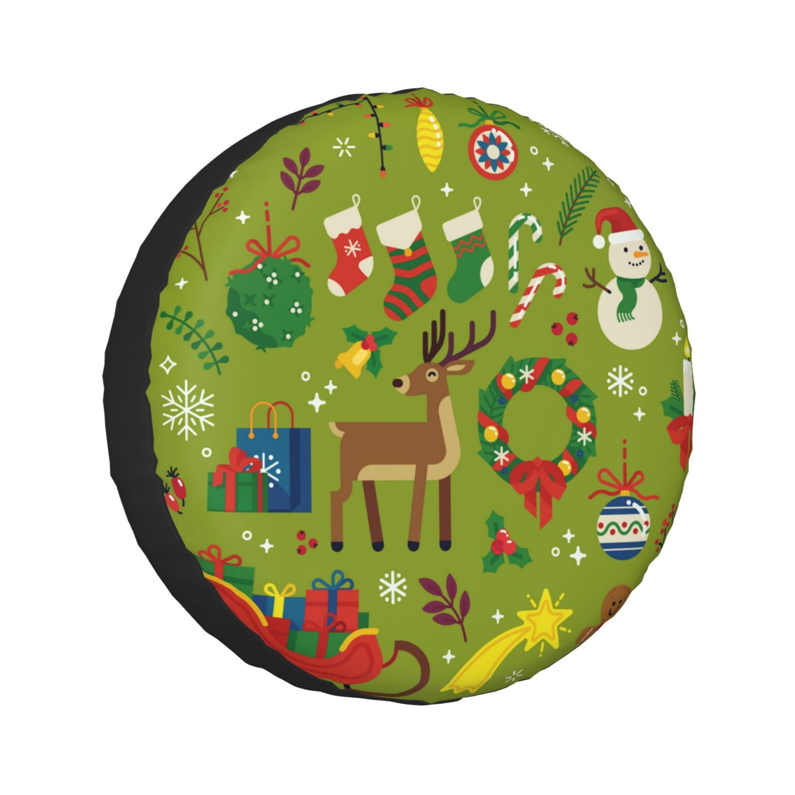 Kll Christmas Tire Cover,Universal Wheel Tire Cover For Trailer, Rv ...