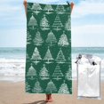 thumbnail image 1 of Kll Christmas Trees Microfiber Beach Towel Fast Drying,Extra Large 27.5"X55" Sand Free Beach Towel Super Lightweight Towels, 1 of 8