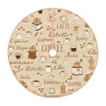 thumbnail image 1 of Kll Coffee Time Christmas Tree Skirt 30",Party Decorations Farmhouse For Christmas Decorations Holiday Party, 1 of 8