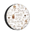 thumbnail image 1 of Kll Coffee Tire Cover,Universal Wheel Tire Cover For Trailer, Rv, Suv, Truck,Camper And Many Vehicle,(14 Inch), 1 of 7