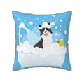 thumbnail image 1 of Kll Collie In Bathtub Decorative Throw Pillow Covers Velvet Soft For Couch Sofa Bedroom Living Room Outdoor -18"X18", 1 of 8