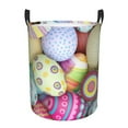 thumbnail image 1 of Kll Colorful Easter Eggs Waterproof Foldable Laundry Hamper Bucket With Handles For Storage Bin,Kids Room,Home Organizer (Medium), 1 of 8