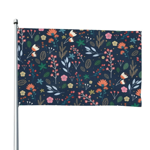 Kll Colorful Flowers Flag 4x6 Ft Parade Party Flag Outdoor Flag Decorative Flag Banner Flags Garden Flag Home House Flags