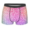 thumbnail image 1 of Kll Colorful Glitters Men'S Cotton Boxer Briefs Underwear-Small, 1 of 9