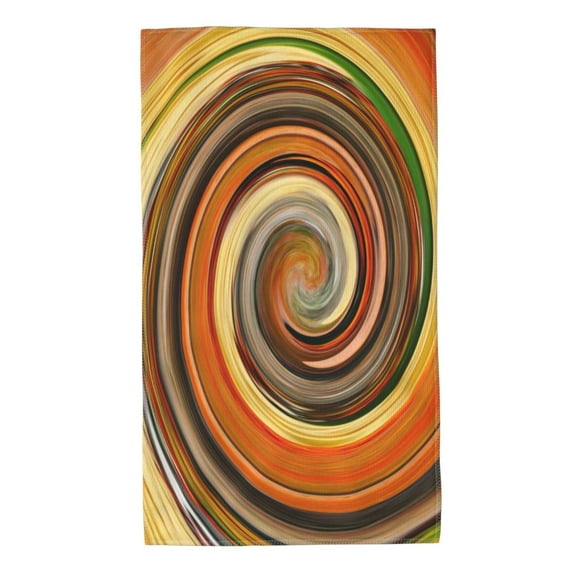 Kll Colorful Swirl Ultra Absorbent & Soft Hand Towels For Bath, Hand, Face, Gym And Spa-27.5x16in