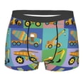 thumbnail image 1 of Kll Construction Machinery Men'S Cotton Boxer Briefs Underwear-Medium, 1 of 9