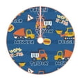 thumbnail image 1 of Kll Construction Vehicles Christmas Tree Skirt 30",Party Decorations Farmhouse For Christmas Decorations Holiday Party, 1 of 8