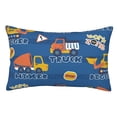 thumbnail image 1 of Kll Construction Vehicles Pillow Covers Envelope Closure,Super Soft And Cozy Fuzzy Fleece Pillow Case Cover 20"X30", 1 of 9