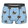 thumbnail image 1 of Kll Corgi Dog Men'S Cotton Boxer Briefs Underwear-X-Large, 1 of 9