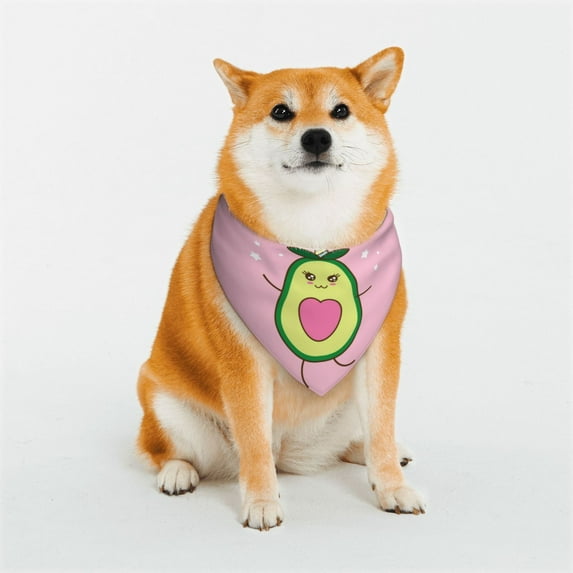 Kll Cute Avocado Dog Bandanas,Triangle Reversible Pet Scarf For Small Medium Large And Extra Large Dogs-Medium