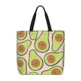 thumbnail image 1 of Kll Cute Avocado Pattern Aesthetic Tote Bag For Women Beach Bag Shopping Bags Shoulder Bag Reusable Grocery Bags, 1 of 1