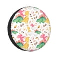 thumbnail image 1 of Kll Cute Baby Dinosaurs Tire Cover,Universal Wheel Tire Cover For Trailer, Rv, Suv, Truck,Camper And Many Vehicle,(14 Inch), 1 of 7