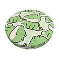 thumbnail image 1 of Kll Cute Crocodile Round Bar Chair Cushion Cover 12 Inch,Bar Stool Protector With Elastic, Soft Washable, 1 of 7