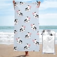 thumbnail image 1 of Kll Cute Farm Cow Microfiber Beach Towel Fast Drying,Extra Large 31.5"X63" Sand Free Beach Towel Super Lightweight Towels, 1 of 8