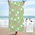 thumbnail image 1 of Kll Cute Frog2 Microfiber Beach Towel Fast Drying,Extra Large 31.5"X63" Sand Free Beach Towel Super Lightweight Towels For Swimming Pool,Camping,Picnic,Yoga Gym Sports, 1 of 1