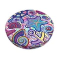 thumbnail image 1 of Kll Cute Nautical Round Bar Chair Cushion Cover 12 Inch,Bar Stool Protector With Elastic, Soft Washable, 1 of 7