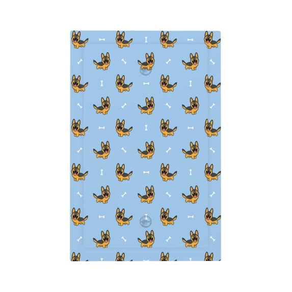 Kll Cute Puppy Wall Plate,Gloss Finish,Standard Size 1 - 5" X 3", Polycarbonate Thermoplastic,Electric Receptacle Plug Covers