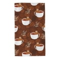 thumbnail image 1 of Kll Cute Sloths Bear Relaxing In Coffee Cup Ultra Absorbent & Soft Hand Towels For Bath, Hand, Face, Gym And Spa-27.5x16in, 1 of 9