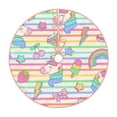 thumbnail image 1 of Kll Cute Unicorn Christmas Tree Skirt 30",Party Decorations Farmhouse For Christmas Decorations Holiday Party, 1 of 8