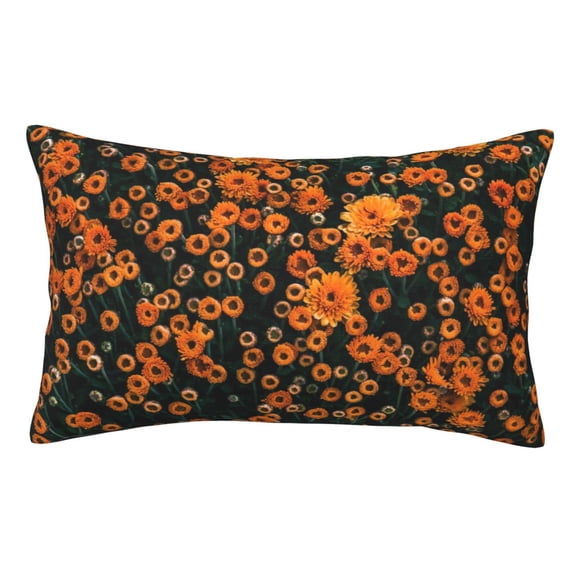 Kll Daisies Pillow Covers Envelope Closure,Super Soft And Cozy Fuzzy Fleece Pillow Case Cover 14"X20"