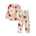 thumbnail image 1 of Kll Daisy And Ladybug Sleepwear Mens Flannel Pajamas,Long Cotton Pj Set, 1 of 9