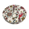 thumbnail image 1 of Kll Dark Enchanted Flowers And Birds Round Bar Chair Cushion Cover 12 Inch,Bar Stool Protector With Elastic, Soft Washable, 1 of 7