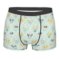 thumbnail image 1 of Kll Different Breeds Of Dogs Men'S Cotton Boxer Briefs Underwear-Small, 1 of 9