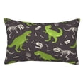 thumbnail image 1 of Kll Dinosaur Skeleton Pillow Covers Envelope Closure,Super Soft And Cozy Fuzzy Fleece Pillow Case Cover 14"X20", 1 of 9