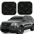 thumbnail image 1 of Kll Dinosaur Windshield Sun Shade 2-Piece Foldable Car Front Window Sunshade For Most Sedans Suv Truck - Auto Sun Blocker Visor Protector Blocks Max Uv Rays - Medium, 1 of 7