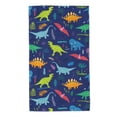 thumbnail image 1 of Kll Dinosaurs Adventure With Palms And Tropical Leaves Ultra Absorbent & Soft Hand Towels For Bath, Hand, Face, Gym And Spa-27.5x16in, 1 of 1