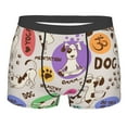 thumbnail image 1 of Kll Dog Doing Yoga Men'S Cotton Boxer Briefs Underwear-Large, 1 of 9