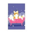 thumbnail image 1 of Kll Dog Washes In A Pink Bath Wall Plate,Gloss Finish,Standard Size 1 - 5" X 3", Polycarbonate Thermoplastic,Electric Receptacle Plug Covers, 1 of 8